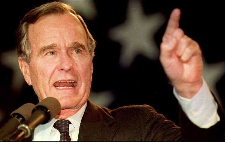 George H. W. Bush falleció la noche del viernes a los 94 años de edad. AFP / ARCHIVO