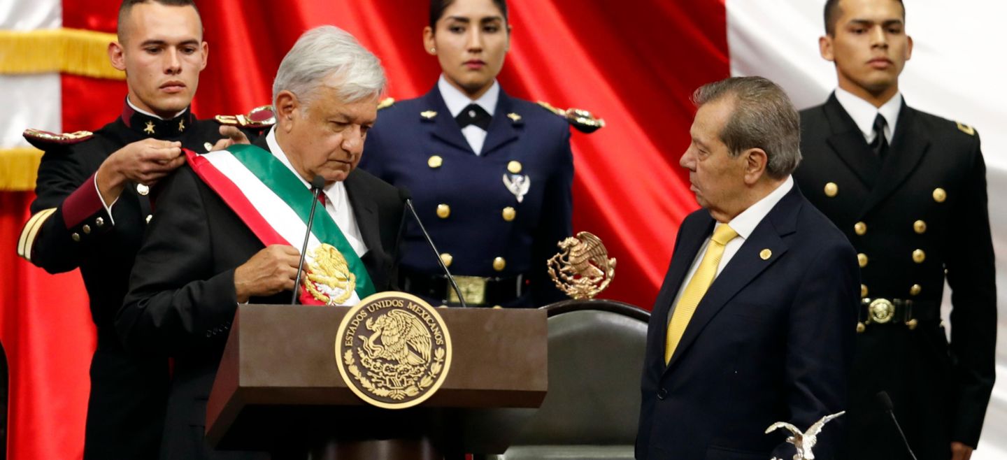 Andrés Manuel López Obrador, Presidente de México. AP / E. Verdugo