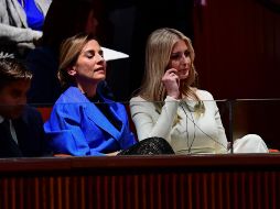 Beatriz Gutiérrez (i), esposa de Andrés Manuel López Obrador, e Ivanka Trump (d), hija del presidente de Estados Unidos. AFP / R. Schemidt