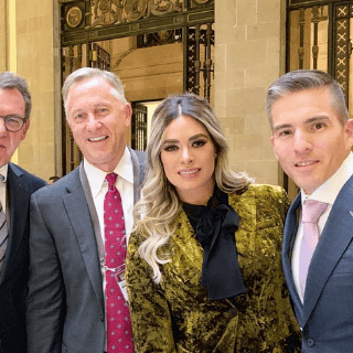 Galilea Montijo asiste a festejo de AMLO y recibe abucheos