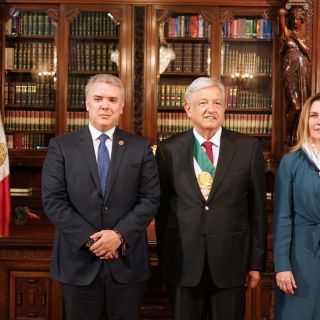 Presidente de Colombia espera fortalecer relación con México