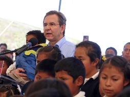 Moctezuma Barragán anunció la creación de centros integradores de servicios educativos del Consejo Nacional de Fomento Educativo. SUN / O. Contreras