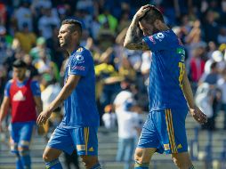 Los Tigres, pese a tener al goleador del torneo, André-Pierre Gignac, fueron descalificados por los Pumas en Cuartos de Final. MEXSPORT