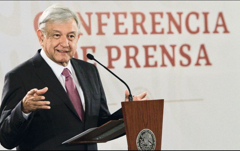 Andrés Manuel López Obrador hizo el anuncio durante su conferencia matutina. NOTIMEX