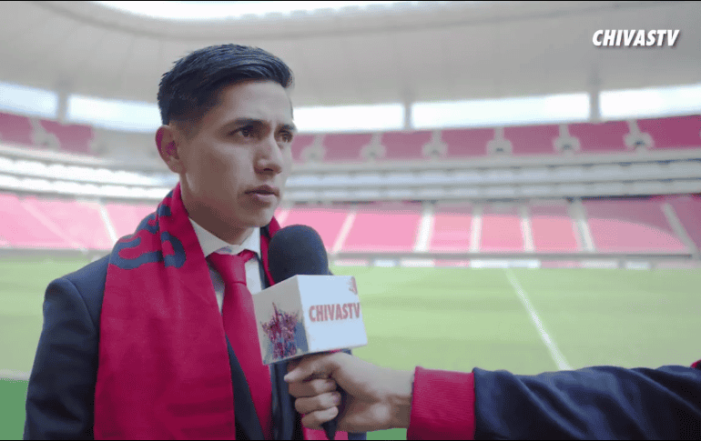 Villalpando afirma que llega a Chivas en plena madurez futbolística y personal. TWITTER/@Chivas