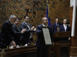 Enrique Alfaro rinde protesta como gobernador de Jalisco. EL INFORMADOR / F. Atilano