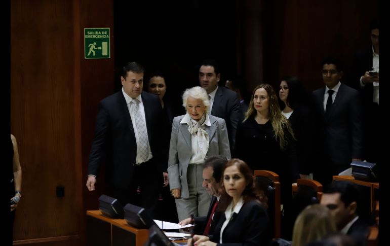 Olga Sánchez, secretaria de Gobernación, asisitó en representación del Presidente Andrés Manuel López Obrador. EL INFORMADOR/F. Atilano