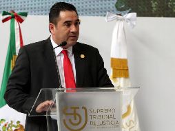 El magistrado anunció que están por concluir los trabajos para que opere el primer Observatorio del Poder Judicial. Cortesía