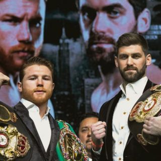 Invitan a AMLO y Trump a pelea del “Canelo”