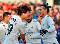 Real Madrid apenas pudo vencer 1-0 al sotanero Huesca, en partido de la jornada 15 de la Liga. AFP / A. Gillenea