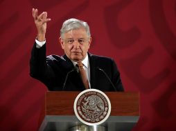 El tabasqueño presentó en Jojutla el Programa Nacional de Reconstrucción por los sismos. SUN/I. Stephens