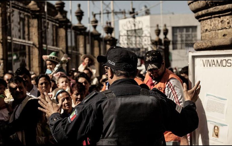 La vigilancia se implementa en las calles Fray Antonio Alcalde y Juan Álvarez. EL INFORMADOR / ARCHIVO