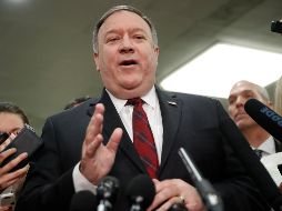 Pompeo se muestra satisfecho del trabajo hecho por México en asuntos migratorios, y destaca que las dos partes ya están hablando sobre cómo controlar los flujos migratorios en sus respectivas fronteras. AP / ARCHIVO