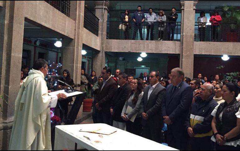 Cuauhtémoc Blanco asistió a la celebración junto con varios funcionarios públicos. TWITTER/@perfildehugo