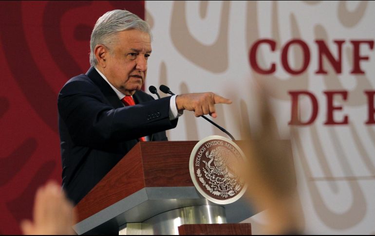 López Obrador reconoció que en la redacción de la iniciativa no se incluyó el término de la autonomía de las universidades. NTX / A. Monroy