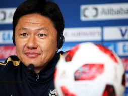 ''El Guadalajara es un equipo fuerte, tiene jugadores rápidos. Es un equipo muy táctico. Les hemos analizado y estamos diseñando nuestros planteamientos para mañana'', explicó Oiwa. EFE / M. Khaled