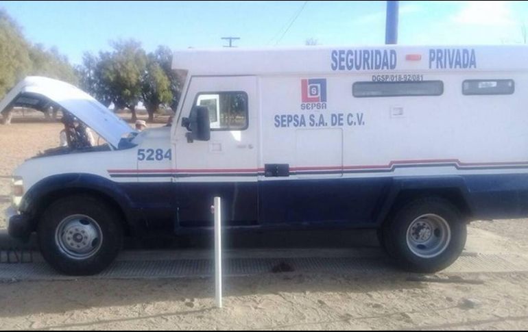 El camión blindado había salido de la ciudad de Querétaro rumbo a Celaya, custodiado por dos camionetas. ESPECIAL