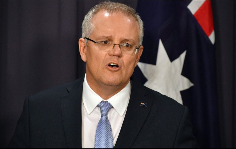 Scott Morrison, primer ministro de Australia, adelantó que su gobierno ya está buscando una sede para la Embajada. AFP/S. Khan