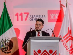 El nombramiento de Carlos Martínez Velázquez fue aprobado en la 117 Asamblea General Ordinaria del Instituto Nacional del Fondo de Vivienda para los Trabajadores. NOTIMEX/A. Rodríguez