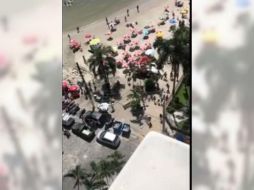 Dos agentes que estaban en su día libre reaccionaron y dispararon contra uno de los asaltantes, que murió en el lugar, según señalaron fuentes de la Policía Militar. ESPECIAL/ G1