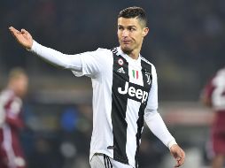 Ronaldo celebra su anotación, con el que el Juventus se impuso 1-0. EFE/A. Di Marco