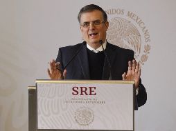 Marcelo Abrard precisó que el gobierno estadunidense destinará 5.8 mil millones de dólares para promover el desarrollo económico de El Salvador, Honduras y Guatemala. EFE/ S. Gutiérrez