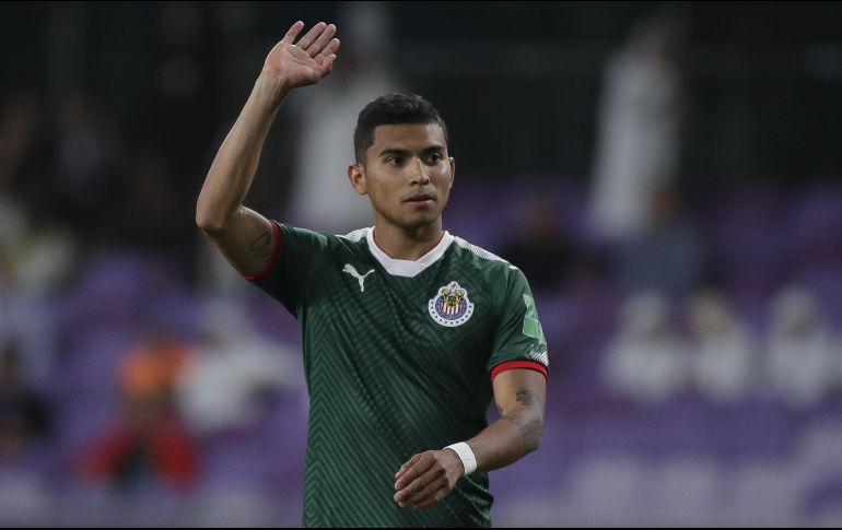 Pineda se despidió a su manera esta mañana durante el partido del Mundial de Clubes entre Chivas y el Espérance de Túnez. MEXSPORT/E. Alonso