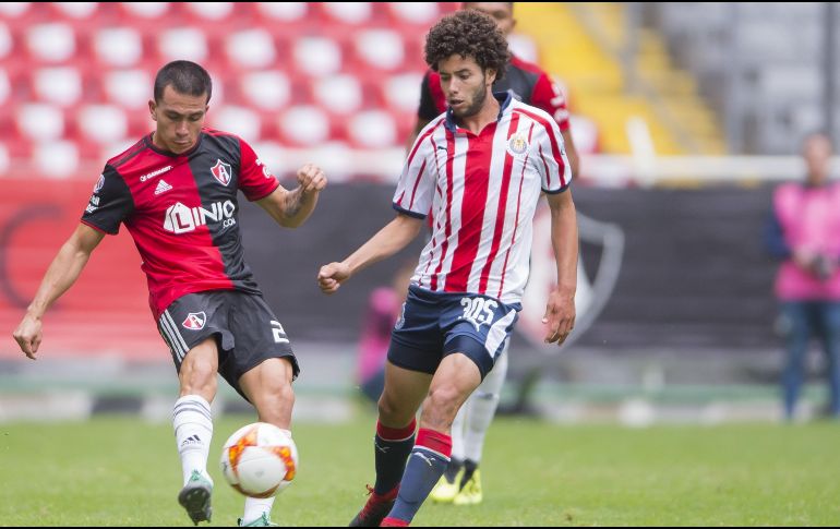 Huerta jugó 16 partidos y anotó cinco goles con Chivas Sub-20 en el Apertura 2018. MEXSPORT/ARCHIVO