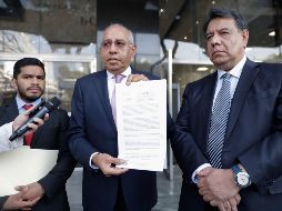 Morales (centro) reiteró que no recibió ningún soborno del narco colombiano, Jorge Cifuentes.