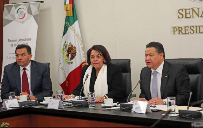 Los candidatos a ministro de la SCJN, cargo que deja vacante José Ramón Cossío, comparecieron ante la Comisión de Justicia del Senado. SUN/L. Godínez