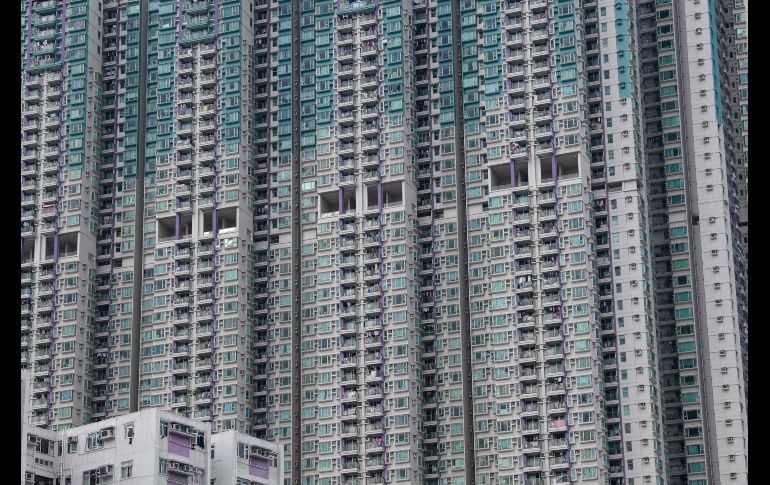 Aspecto de un edificio de viviendas en Hong Kong, China. AFP/A. Wallace