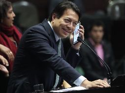 Mario Delgado expuso que la iniciativa de Guardia Nacional ha seguido su curso normal. SUN/A. Ojeda