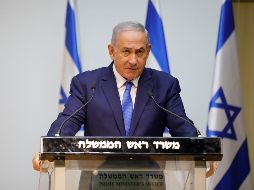 El primer ministro israelí, Benjamin Netanyahu, dijo que estudiarán el calendario de retirada, la implementación y las implicaciones que esto tendrá para su país. EFE/A. Sultan