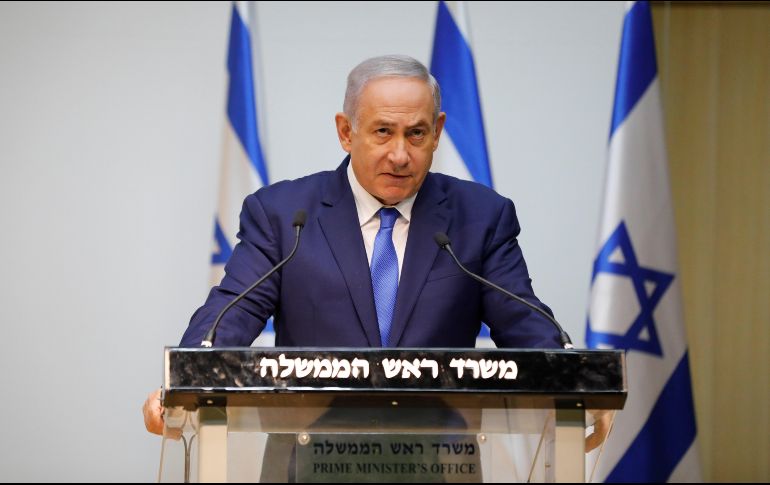 El primer ministro israelí, Benjamin Netanyahu, dijo que estudiarán el calendario de retirada, la implementación y las implicaciones que esto tendrá para su país. EFE/A. Sultan