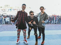 Los hermanos Mau y Ricky y el músico español Mateos comparten una bonita amistad. CORTESÍA