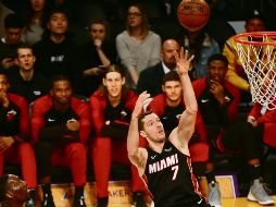 La última vez que Dragic (#7) jugó esta temporada fue el 10 de diciembre ante los Lakers de Los Ángeles. AFP / A. Pantozzi