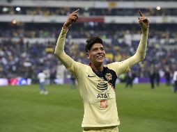 Álvarez anotó los dos goles con los que América se impuso a Cruz Azul para coronarse campeón del Apertura 2018. MEXSPORT/ARCHIVO