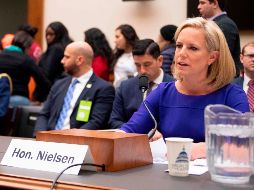 Kirstjen Nielsen, durante una comparecencia ante el Comité Judicial de la Cámara Baja. AFP / J. Watson