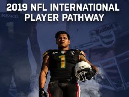 González es uno de los siete extranjeros de cinco países que buscan formar parte de la mejor Liga de futbol americano del mundo. TWITTER/@nflmx