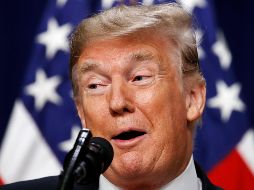 El mandatario insistió que el muro es la respuesta para la situación que se vive en la frontera, donde asegura que hay tráfico de personas, de drogas. AP / J. Martin