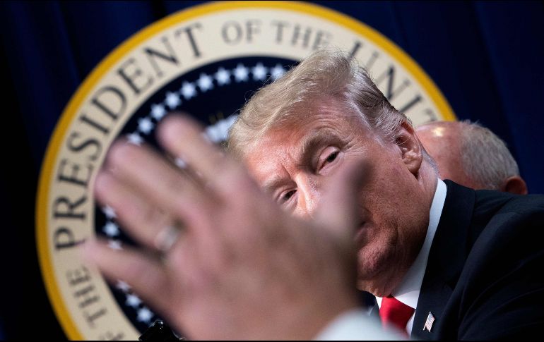 Trump fue elegido presidente con la promesa de replegar al máximo las tropas estadounidenses en el exterior. AFP/B. Smialowski
