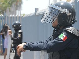 La CNTE también instaló un plantón sobre la principal avenida de la ciudad de Morelia, al pie de Palacio de Gobierno, como parte de sus movilizaciones. NTX/ ARCHIVO