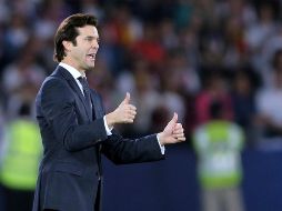 Solari destaca el crecimiento de Llorente, que anotó un gol en la Final del Mundial de Clubes. AP/K. Jebreili