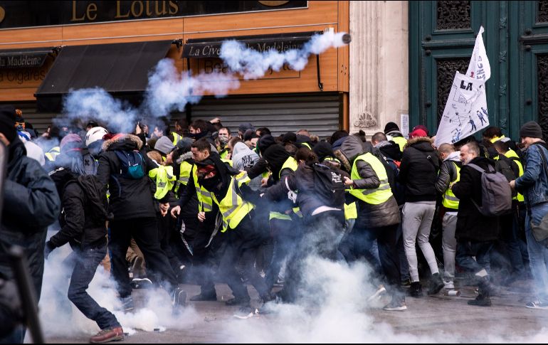 Pese a la baja en la afluencia de los manifestantes, el balance de muertos a lo largo de más de un mes de jornadas subió a 10. EFE/E. Laurent