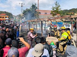 Por fortuna, paramédicos no asistieron a ninguna persona con lesiones o quemaduras, como consecuencia de los hechos. TWITTER / @pcivilchiapas