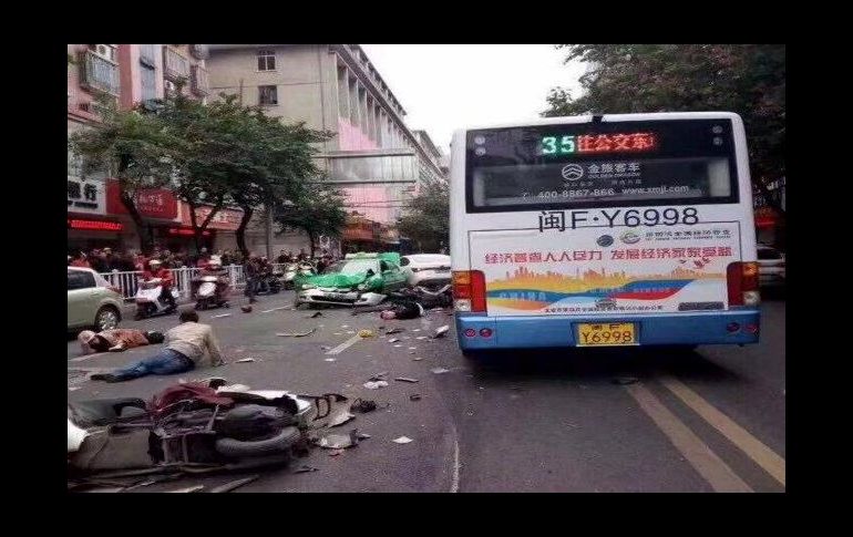 El ataque fue perpetrado en Longyan, en la provincia de Fujian. TWITTER