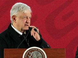 El Mandatario aseguró que su administración lucha por un cambio por la vía pacífica por lo que ''nunca jamás actuaríamos en contra de nadie''. NTX / J. Lira