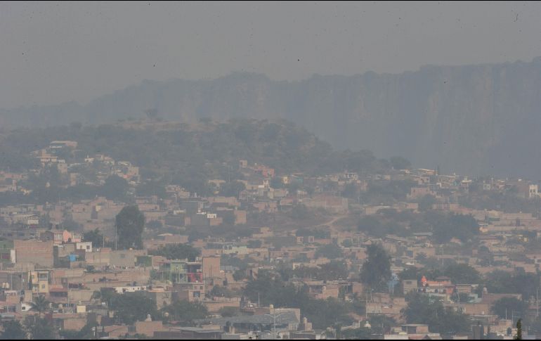 La contaminación al Norte la Zona Metropolitana de Guadalajara. EL INFORMADOR/G. Gallo