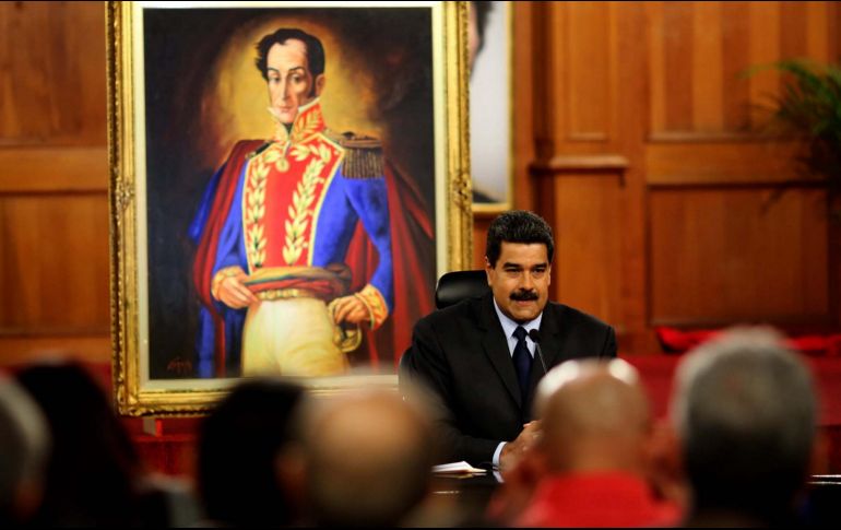 Maduro insistió este miércoles en sus denuncias sobre un complot puesto en marcha por EU para derrocarlo con apoyo de Colombia y de Jair Bolsonaro. NTX / CORTESÍA