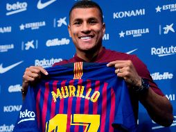 A su llegada al club blaugrana, Murillo señaló que cumplió una meta más, ya que desde niño tenía el sueño de vestir la camiseta del club culé. AFP / J. Lago